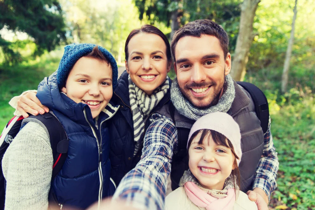 Group enjoying time together in apartment